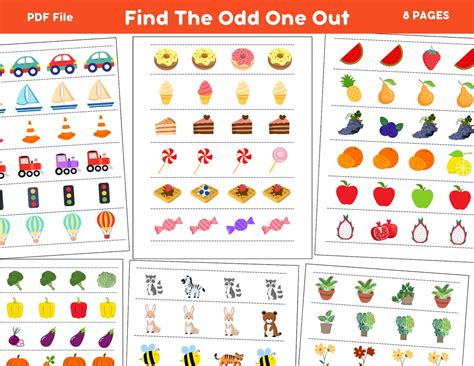 oddsoneout|odd one out game printable.